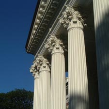 decorative roman corinthian columns