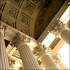 huge roman columns