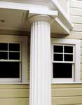 Round Tapered Fluted Columns